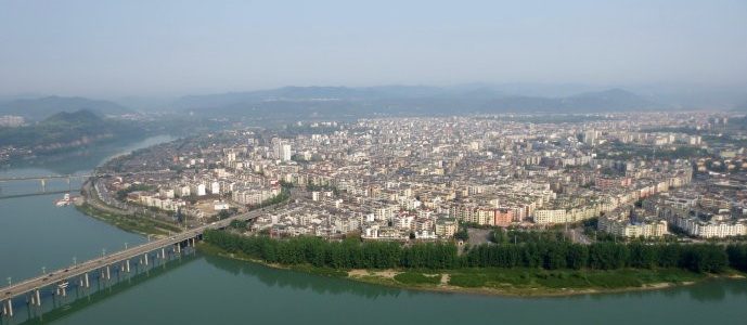 阆中，风水古镇